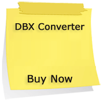 Convert DBX files to PST
