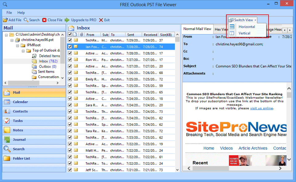 File viewer на русском. PST viewer. Systools PST viewer. File viewer. Бесплатная программа для просмотра PST.